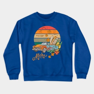 Aloha Vintage Hawaii Convertible Crewneck Sweatshirt